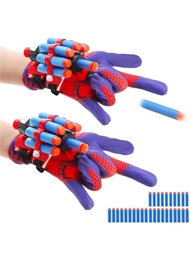 Spider Web Shooter Toys for Kids 3 4 5 6 Years Old, Web Shooters for Kids, Spider Toy, Web Slinger Boy Toys, Spider Web Shooters for Kids, Spider Gloves Man Web Shooter