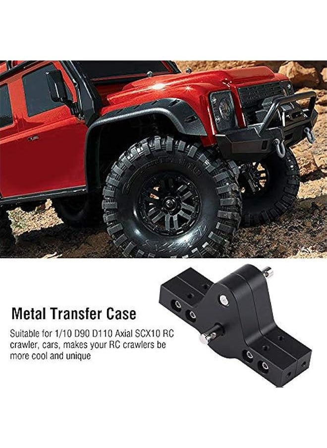 Metal Transfer Case Accessory for 1/10 D90 D110 Axial SCX10 RC Crawlers Cars