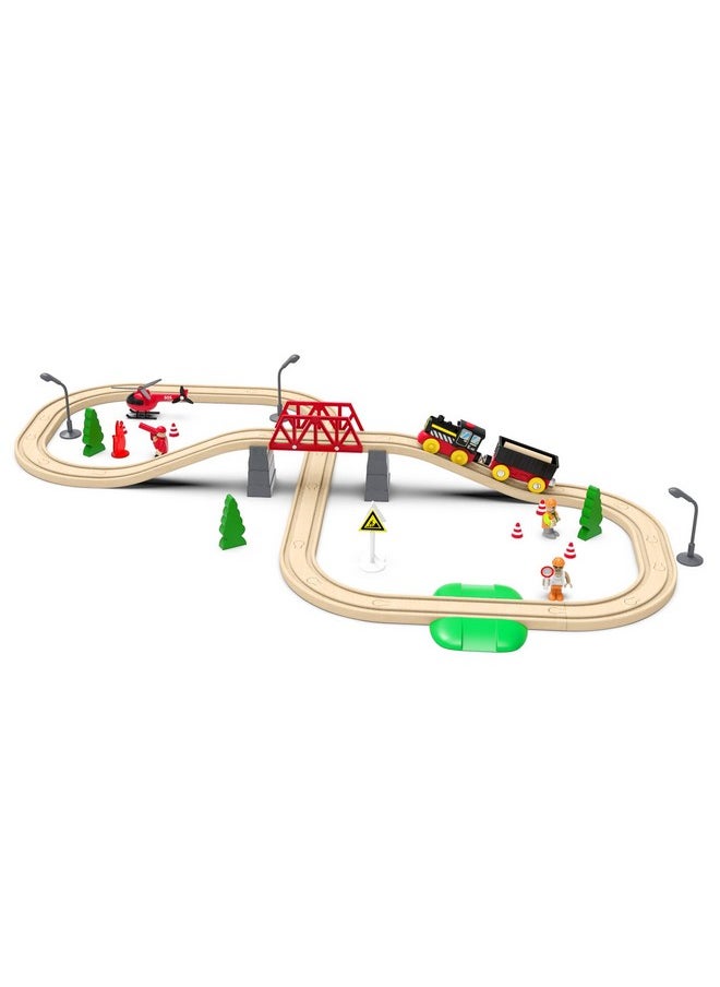 Battery Operated Locomotive Train, Magnetic Train Toy For Wooden Tracks, Motorized Train Compatible With Thomas, Brio, Chuggington, Melissa & Doug