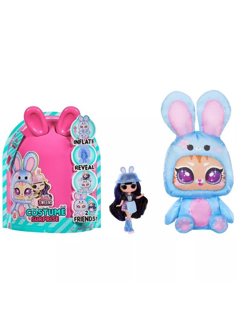 L.O.L. Surprise! Tweens Costume Surprise Aya Cherry Fashion Doll with Inflatable Blue Bunny Costume