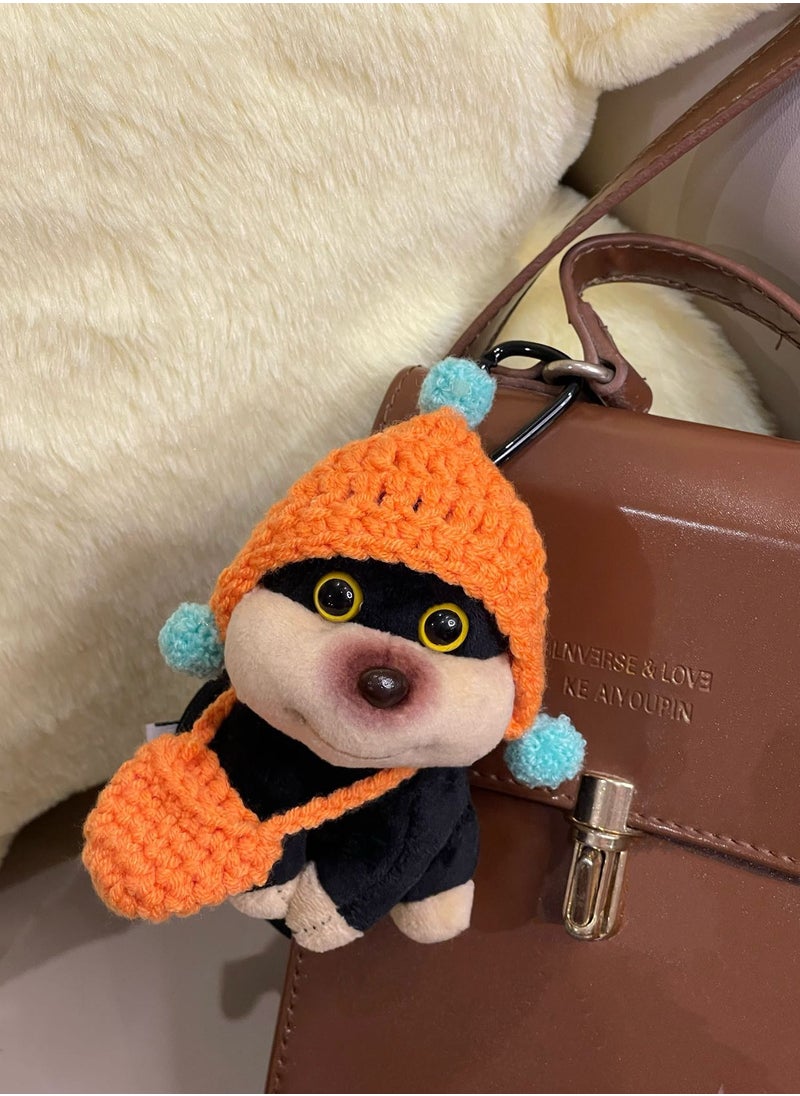 There are many styles of cute puppy doll pendants bag charms, which can be given as souvenirs or gifts to family, friends and lovers. Four types of pendants are shipped randomly.