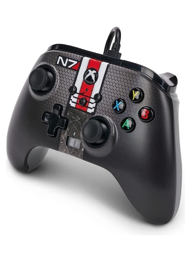 PowerA Enhanced Wired Controller for Xbox Series X|S – Mass Effect N7