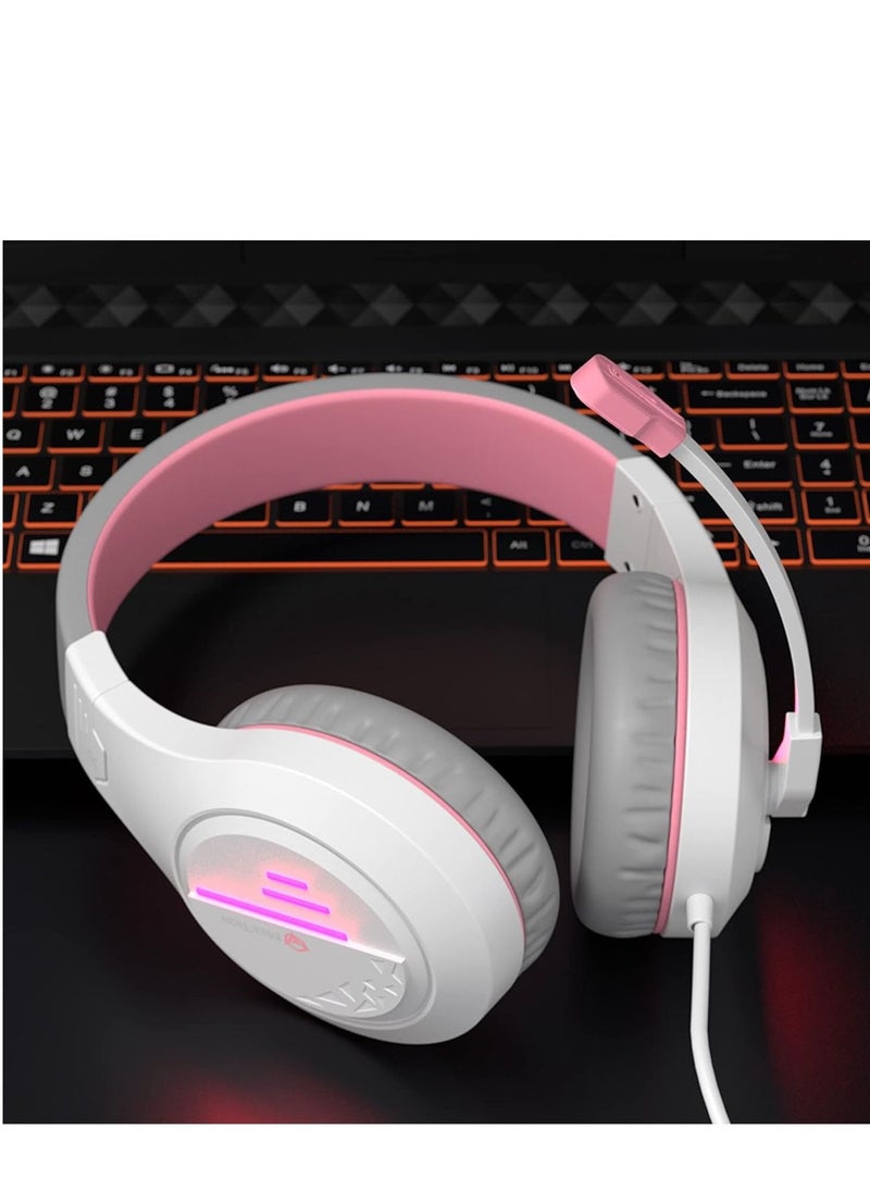 HP021 Stereo Gaming Headset with Mic for Computer PC/Laptop/PS4/Xbox One/Mobile/Tablet