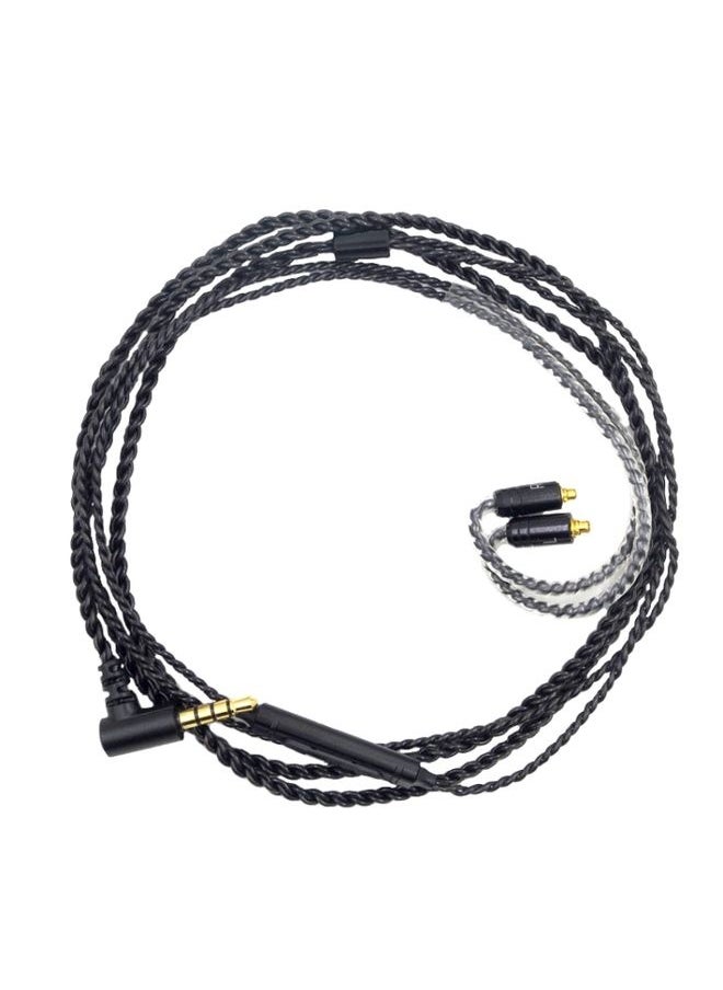 For MMCX Interface Headphone Cable With Microphone Upgrade Cable