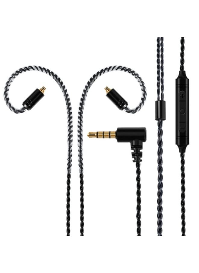 For MMCX Interface Headphone Cable With Microphone Upgrade Cable