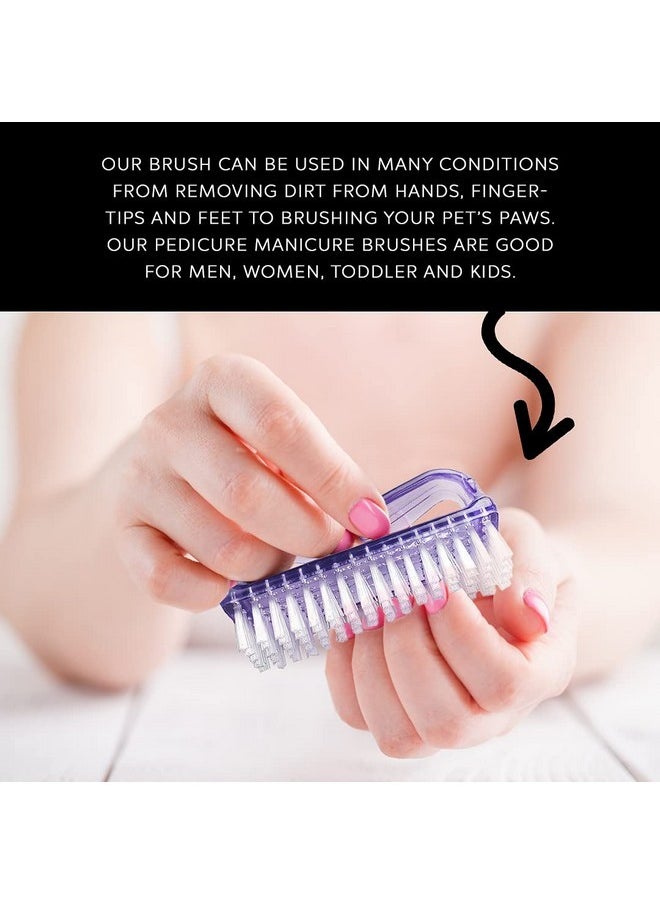 Handle Nail Brush - Fingernail Brush Cleaner, Hand Scrub Cleaning Brush