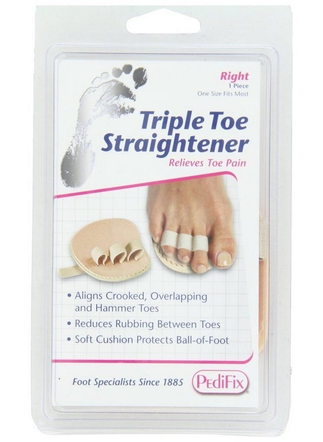 Triple Toe Straightener, Right Foot