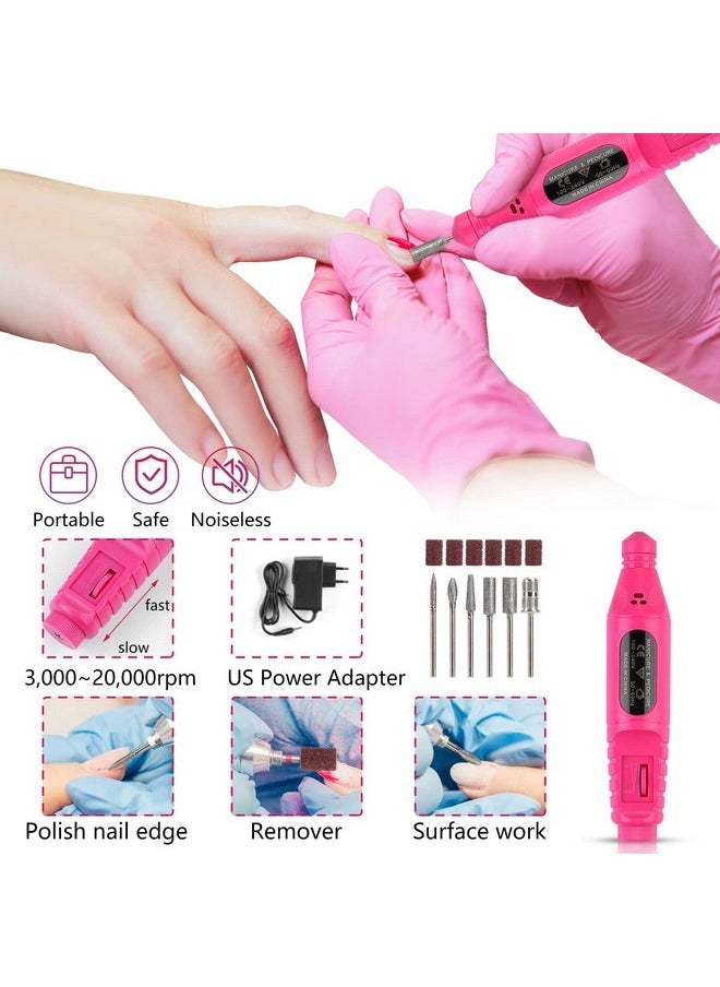 Practice Hand For Acrylic Nails Kit, Fake Hand For Nail Practice Mannequin Hand, Nail Training Finger Kit Set Professional Acrylic With Everything, Nail Starter Kit For Beginners With Drill Uv Light