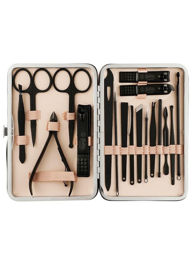 Pedicure Kit For Women, Manicure Pedicure Kit, Nail Kit, Nail Cutter Kit, Perfect Gifts For Women And Men (18 In 1)