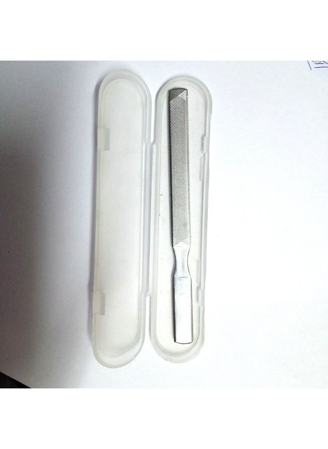 Stainless Steel Nail File Double Sided Nail Buffer Pedicure Manicure Nail Art Tools