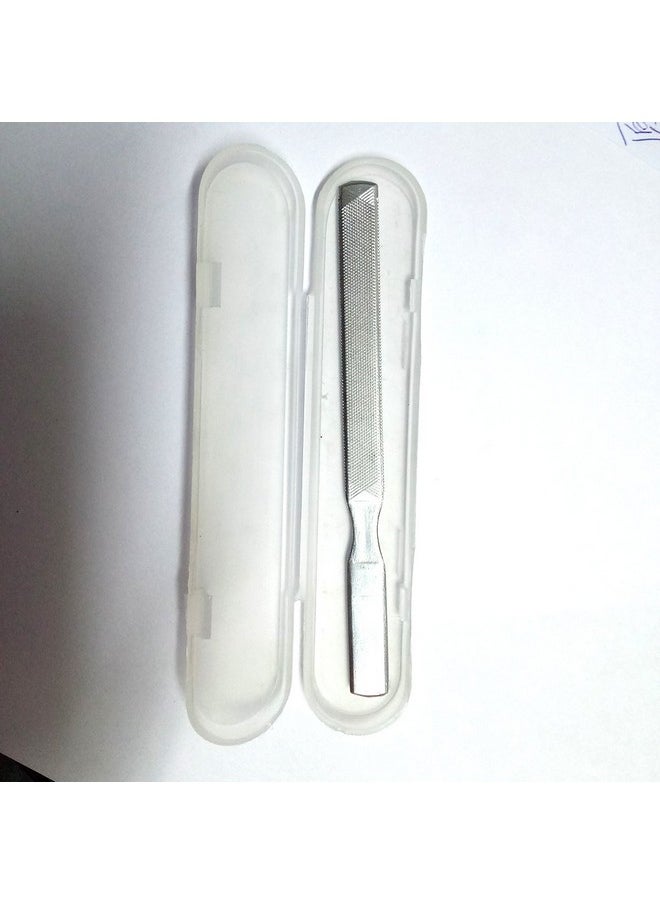 Stainless Steel Nail File Double Sided Nail Buffer Pedicure Manicure Nail Art Tools