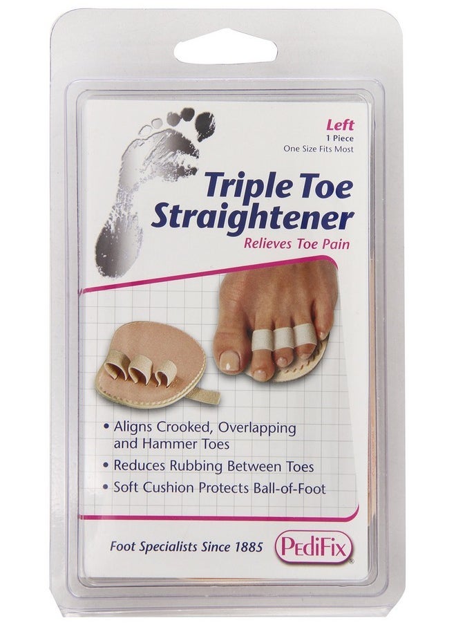 Triple Toe Straightener, Left Foot