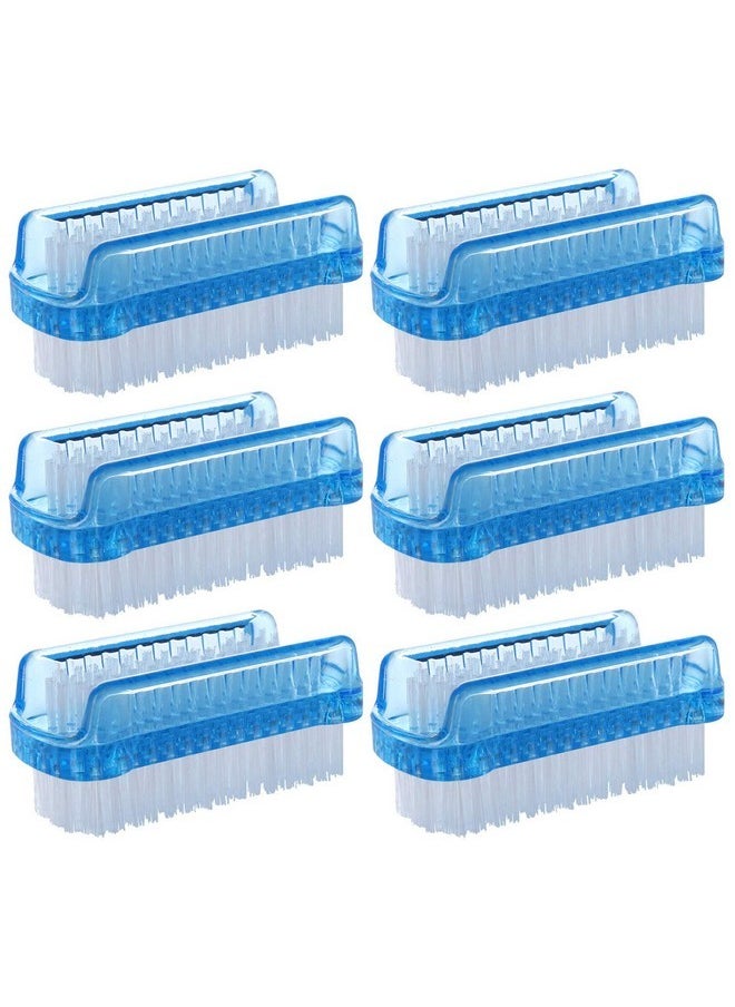 6 Pcs Dual-Sided Nail Brush Fingernail Scrub Cleaning Brushes For Toes And Nails Cleaner Hand Scrubbing Cleaning Brushes