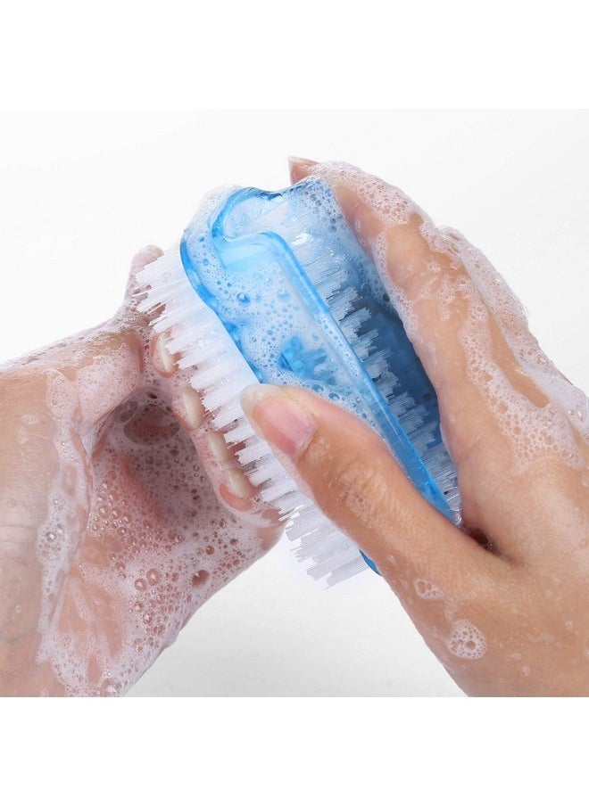 6 Pcs Dual-Sided Nail Brush Fingernail Scrub Cleaning Brushes For Toes And Nails Cleaner Hand Scrubbing Cleaning Brushes