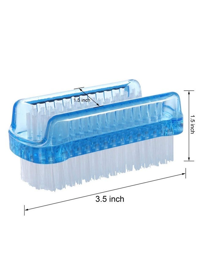 6 Pcs Dual-Sided Nail Brush Fingernail Scrub Cleaning Brushes For Toes And Nails Cleaner Hand Scrubbing Cleaning Brushes