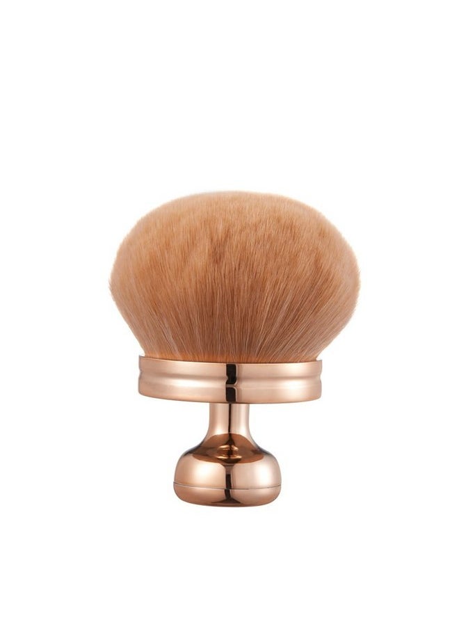 Extra Large Rose Gold Self Tanning Blend Brush, 3 Inch Width Professional Kabuki Powder, Foundation, Blusher, Bronzer, Self-Tanner Face And Body Brush