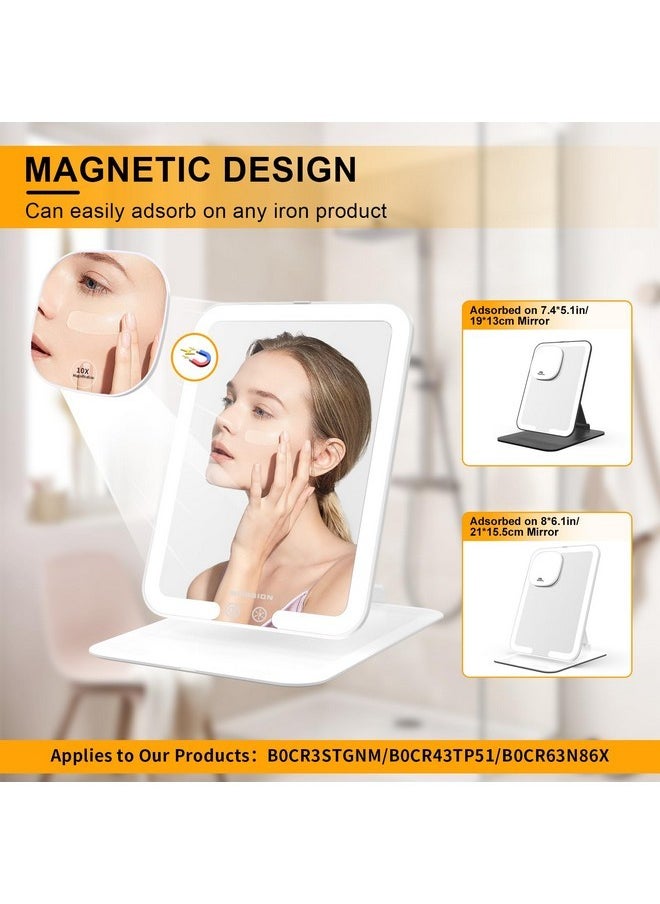 Magnifying Mirror, 10X Magnifying Makeup Mirrors With Magnetic, Perfect Accessory For Magnetic Mirrors,3.14Inch (Mirror)