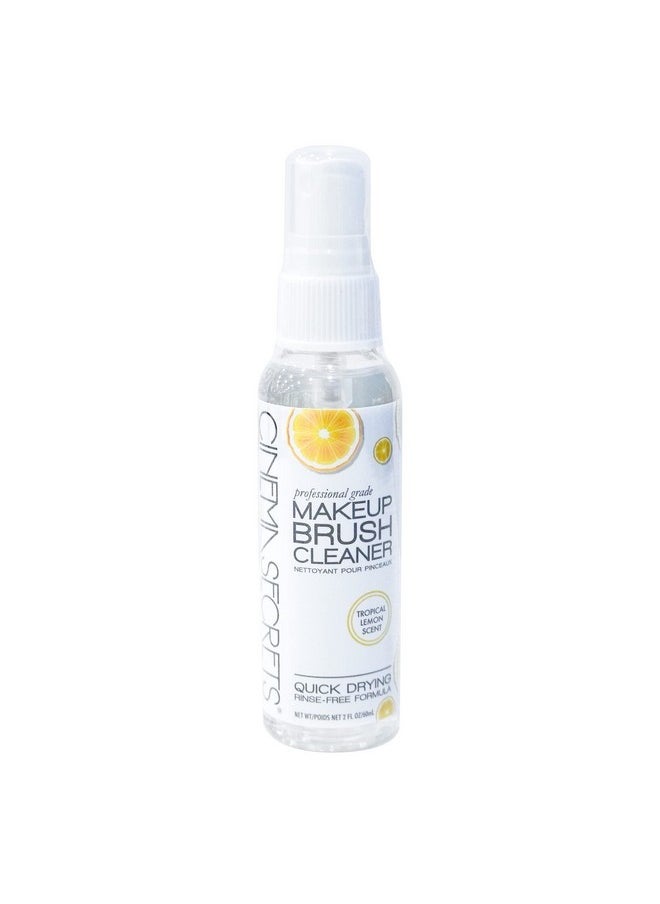 Professional Makeup Brush Cleaner Spray, 2 Fl Oz, Lemon