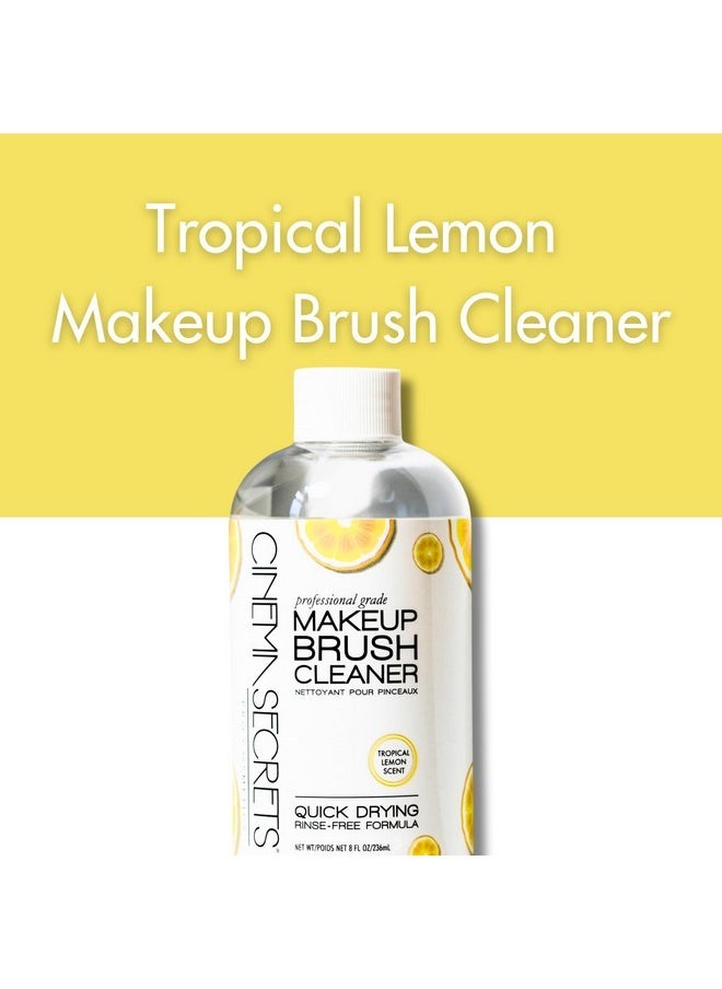 Professional Makeup Brush Cleaner, 8 Fl Oz, Lemon