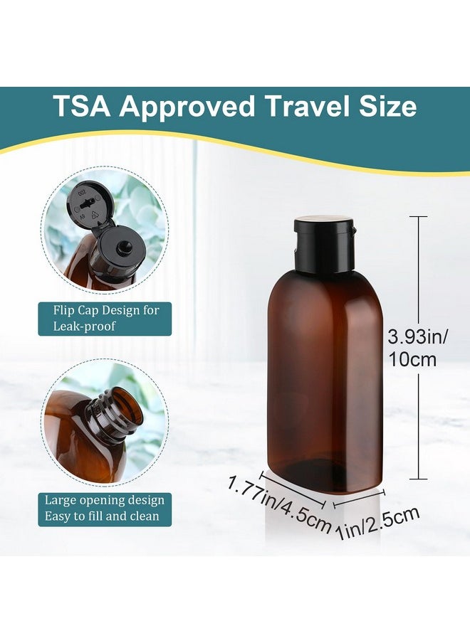 Travel Bottles For Toiletries 6 Pcs Travel Shampoo Bottles Tsa Approved Travel Size Bottles Travel Containers Leak Proof Empty Lotion Bottles With Flip Cap