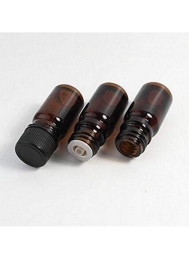 12 Pcs Essential Oil Roller Fitments Stainless Steel Roller Balls Black Cap Essential Oil Roller Inserts For 5/10/15/20/30Ml Bottles