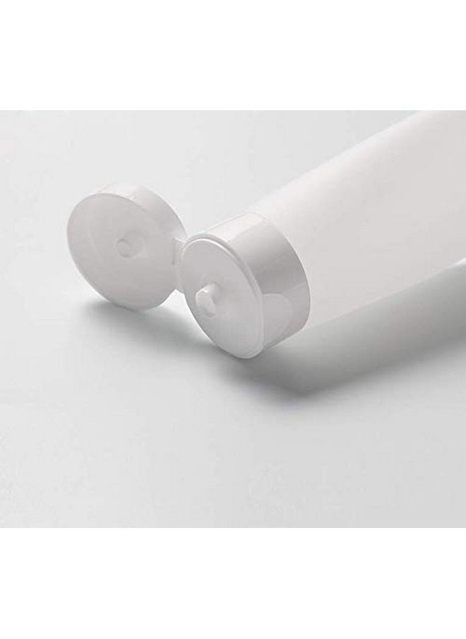 24Pcs 15Ml 0.5Oz Refillable Clear Empty Plastic Cosmetic Containers Jars With White Plastic Screw Cap Lid For Lotions Creams Nail Powder Eye Shadow Plastic Storage Containers For Domestic Use