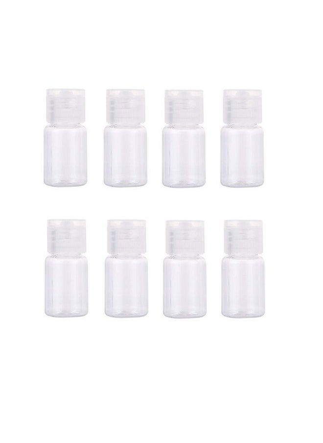 2Pcs Empty Refillable Plastic Clear Soft Tube Squeeze Bottle Jars With Flip Cover Cosmetic Makeup Packing Storage Holder Containers For Toner Lotion Shower Gel Cleaser Shampoo (400Ml/13.3Oz)