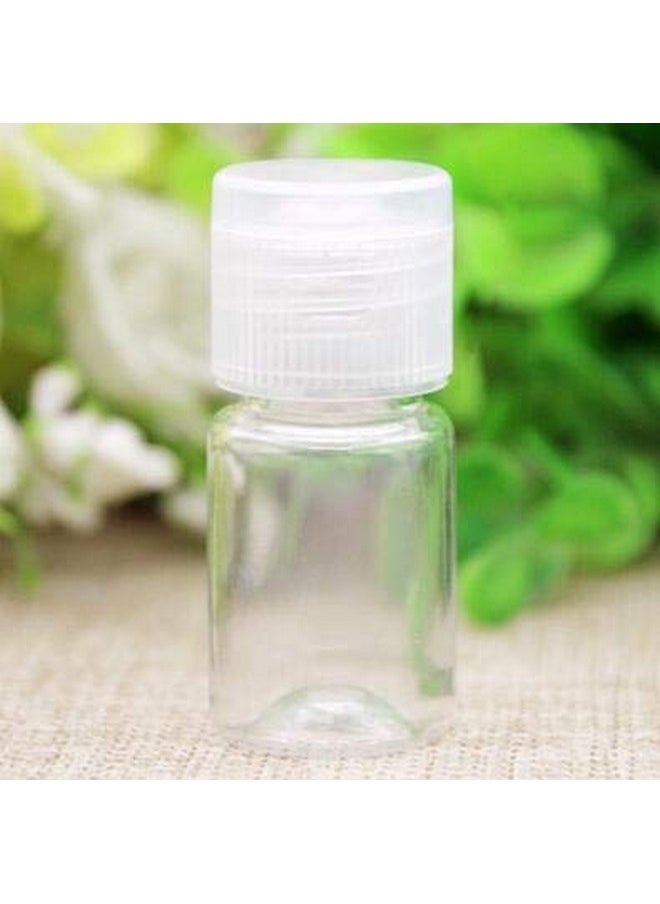 2Pcs Empty Refillable Plastic Clear Soft Tube Squeeze Bottle Jars With Flip Cover Cosmetic Makeup Packing Storage Holder Containers For Toner Lotion Shower Gel Cleaser Shampoo (400Ml/13.3Oz)