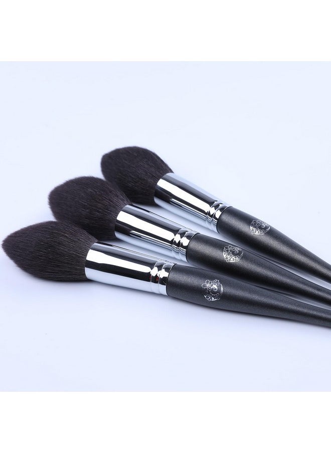 Blush Brush For Cheeks Professional Tapered Powder Brush For Blusher Setting Powders Minerals Bronzer Contour Highlighter With Cream Powder Blending Soft Goat Hair Mastro Face Makeup Brush M204