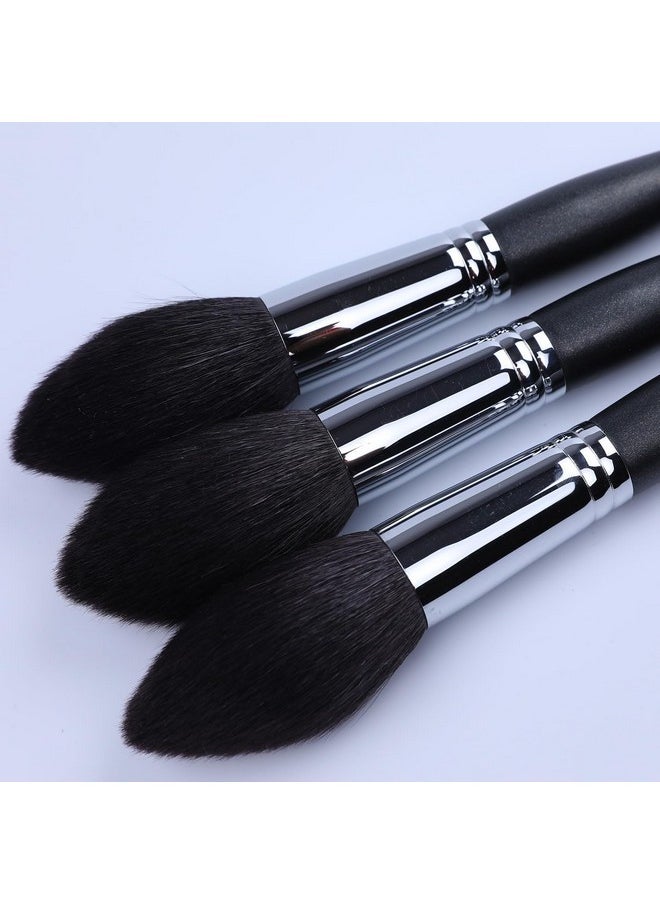 Blush Brush For Cheeks Professional Tapered Powder Brush For Blusher Setting Powders Minerals Bronzer Contour Highlighter With Cream Powder Blending Soft Goat Hair Mastro Face Makeup Brush M204