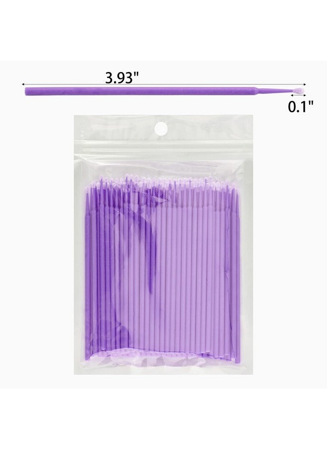 1000 Pcs Disposable Micro Applicators Brushes For Lash Extensions，Dental Applicators Brush Micro Swabs Applicators Micro Eyelash Applicator - 1.5Mm