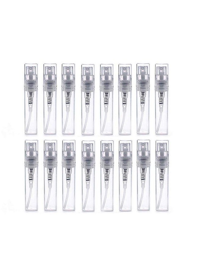 5Ml 0.17 Oz Glass Perfume Spray Bottle Empty Perfume Bottles Empty Mini Travel Fragrance Applicator - Pack Of 20(Clear)