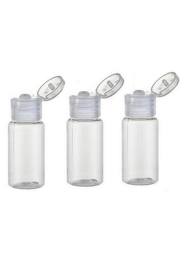 16Pcs Travel Size Toiletry Bottles Set, Tsa Approved Clear Cosmetic Makeup Liquid Containers With Zipper Bag