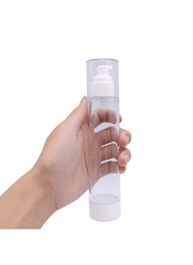 120Ml / 4Oz Airless Vaccum Pump Travel Bottles For Lotions, Cream - 4 Pack