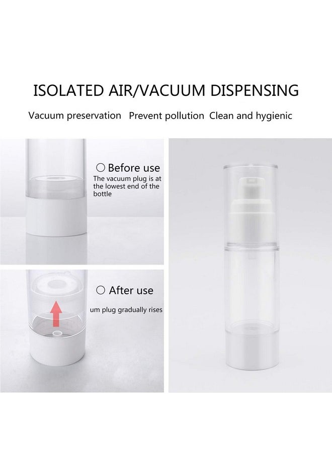 120Ml / 4Oz Airless Vaccum Pump Travel Bottles For Lotions, Cream - 4 Pack