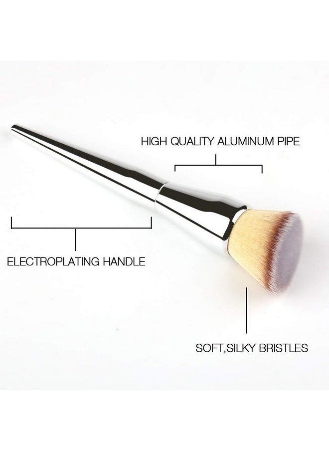 On Brush,Daubigny Large Powder Brush Angled Top Premium Durable Kabuki Makeup Brush Perfect For Blending Liquid,Cream And Flawless Powder,Buffing, Blending,Concealer