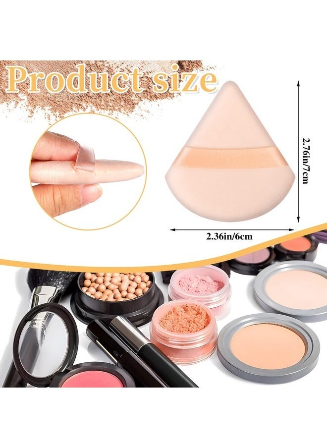 6 Pieces Powder Puff Soft Makeup Sponge Triangle Make Puff For Face Powder Cosmetic Foundation Sponge Beauty Makeup Tool, Multiplecolors