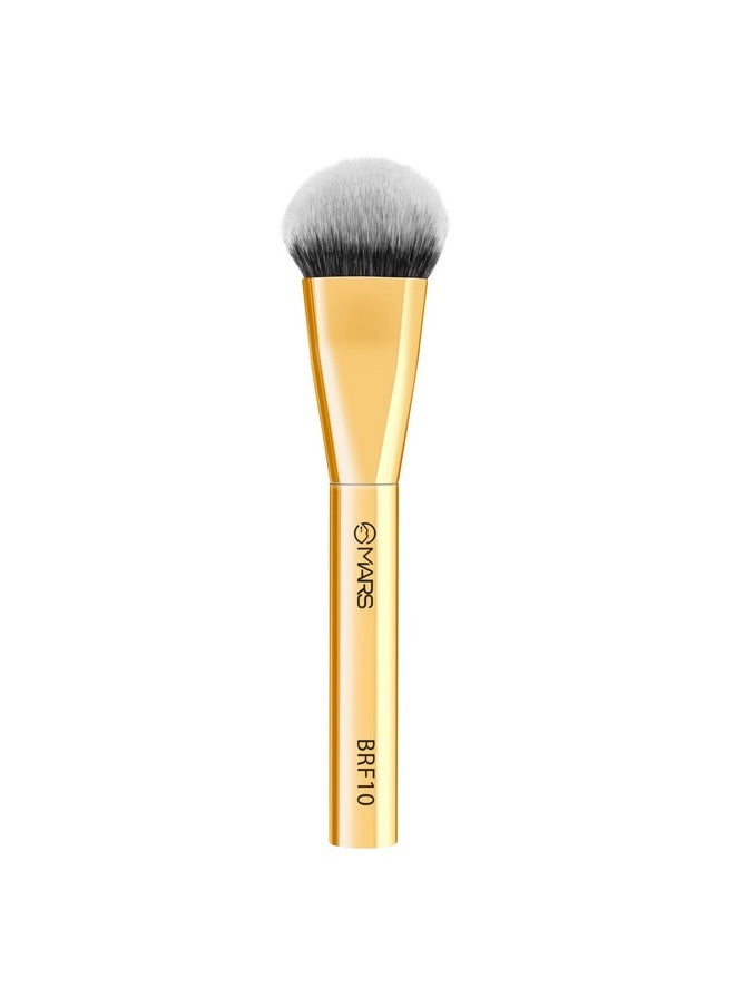 Artist'S Arsenal Flat Foundation Brush | Superior Coverage | Flawless Finish | Effortless Application | Soft Synthetic Bristles | Ergonomic Handle | Versatile Function | Luxe Packaging (Golden)