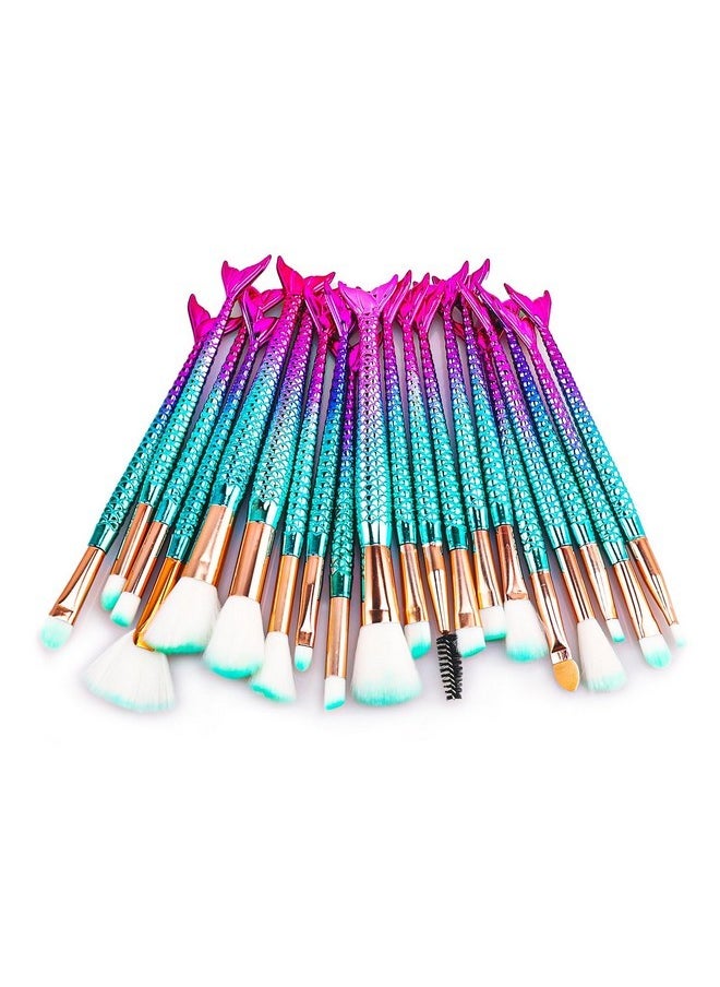 Cute Stuff For Tween & Teen Girls, 20Pcs Princess Kids Makeup Brushes Sets For Girls, Teen Girl Gifts Trendy Stuff Christmas Gift Ideas Stocking Stuffers For Girls Kids Cute Make Up Tool Set