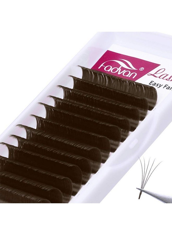 Eyelash Extensions Brown 0.07Mm D Curl Color Lashes 15-20Mm Mixed Tray Rapid Blooming 3D 4D 5D 6D 8D 10D Russian Volume Lashes Extensions By Fadvan (Brown 0.07-D, 15-20Mm)