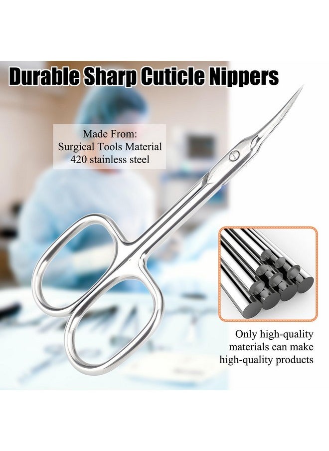 Cuticle Scissors, Extra Fine Tip, For Manicure And Pedicure, Gifts For Men Women