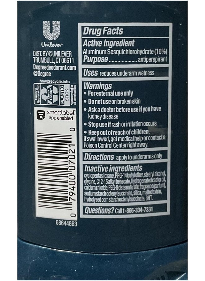 Sport Defense Advanced Protection Antiperspirant Deodorant Stick, 2.7 Oz (Pack Of 6)