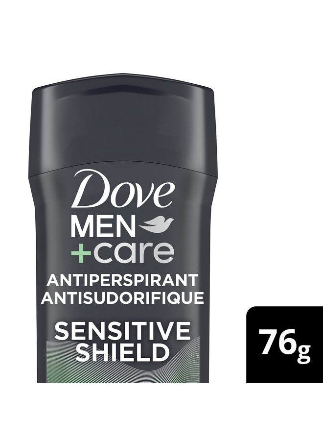 Men+Care Antiperspirant Stick For 72H Sweat & Odour Fresh Protection Sensitive Shield With Vitamin E And ¼ Moisturizing Cream 76 G For Men, 1 Count