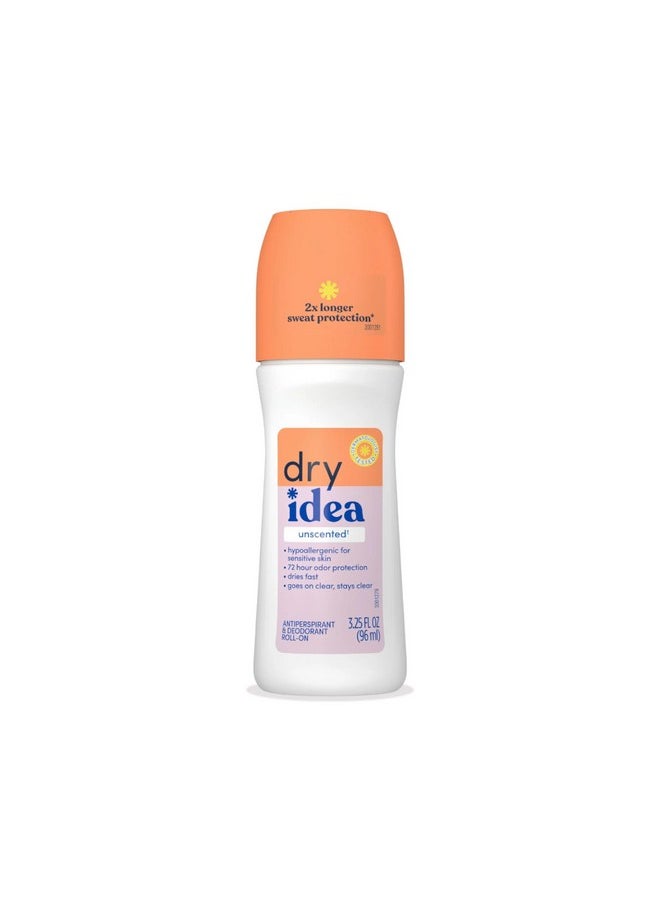 Antiperspirant Deodorant, Unscented, 3.25 Ounces