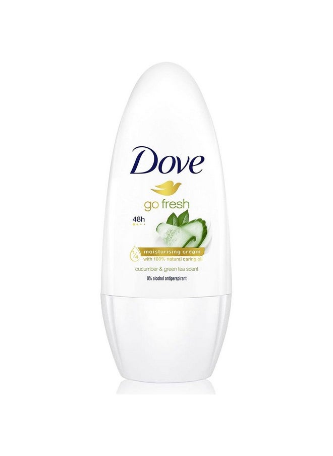 Resh Cucumber Green Tea Scent Antiperspirant By Dove For Women - 1.7 Oz Deodorant Roll-On