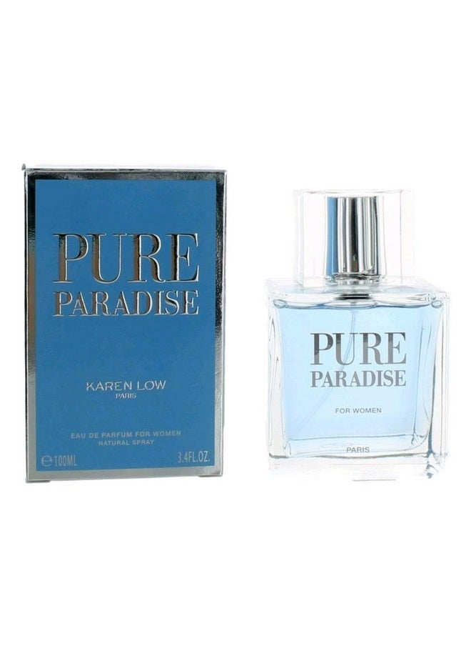 Karen Low Pure Paradise Paris Eau De Toilette For Men Natural Spray 3.4 Oz
