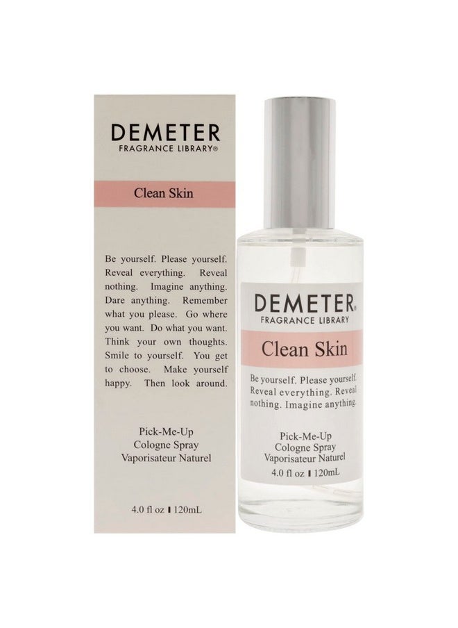 Clean Skin Cologne Spray For Unisex, 4 Ounce