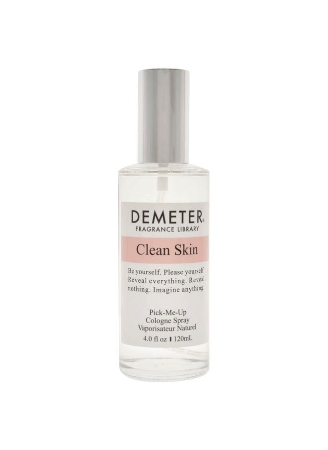 Clean Skin Cologne Spray For Unisex, 4 Ounce