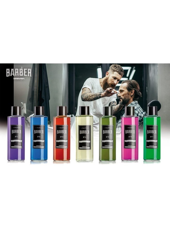 Marmara Barber Cologne - Best Choice Of Modern Barbers And Traditional Shaving Fans (No 1 Purple, 500Ml X 1 Bottle)