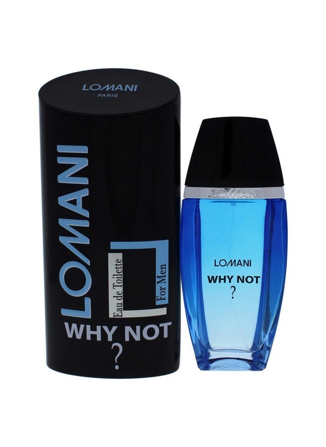 Lomani Why Not By Lomani For Men - 3.3 Oz Edt Spray, 3.3 Oz